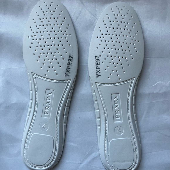 Prada White Cloudbust Sneakers, Size: 37 - Picture 8 of 8